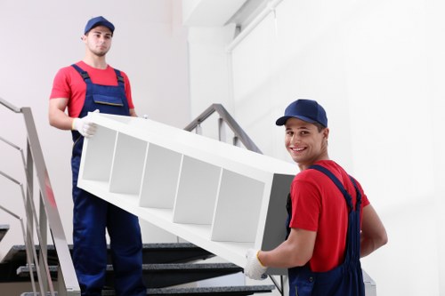 Professional Man and Van team preparing for a move in Twickenham