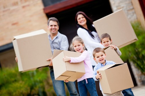 Local Twickenham movers using specialized equipment for office relocation