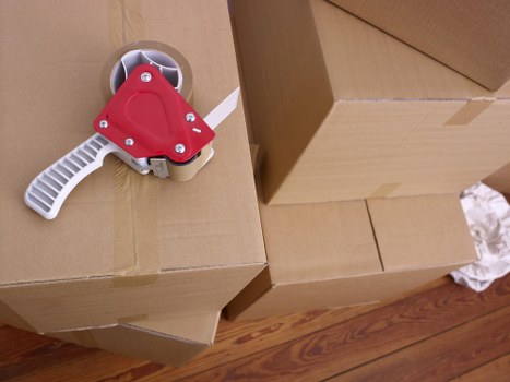 Customer preparing furniture for removal